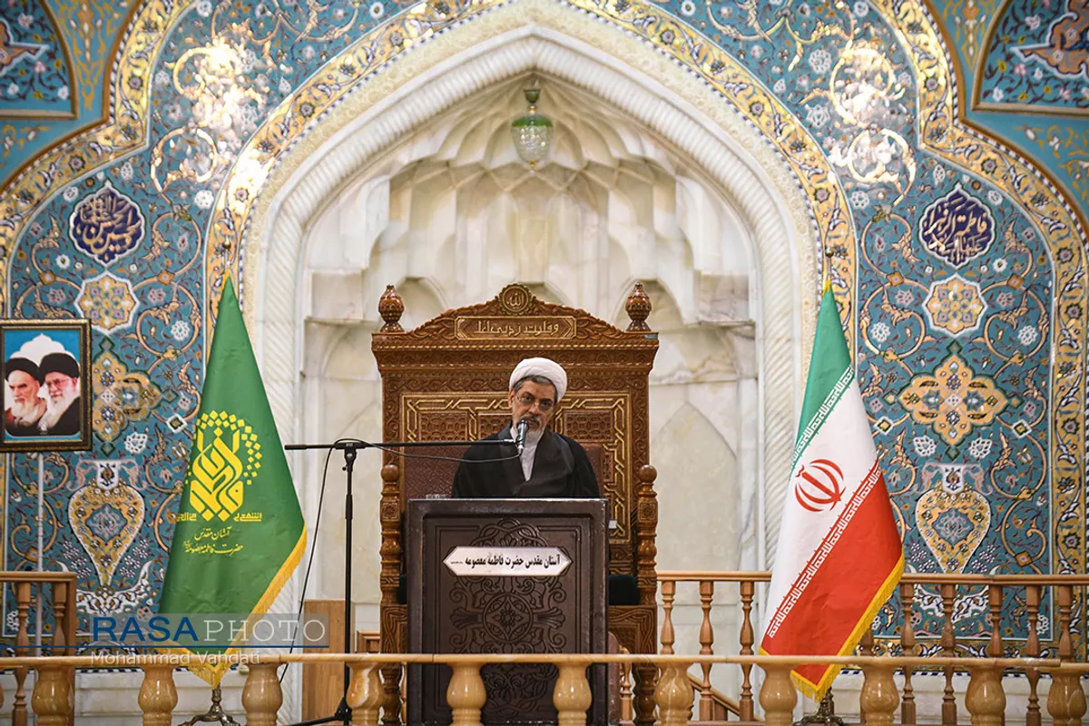 مراسم چهلمین روز ارتحال آیت الله علوی گرگانی