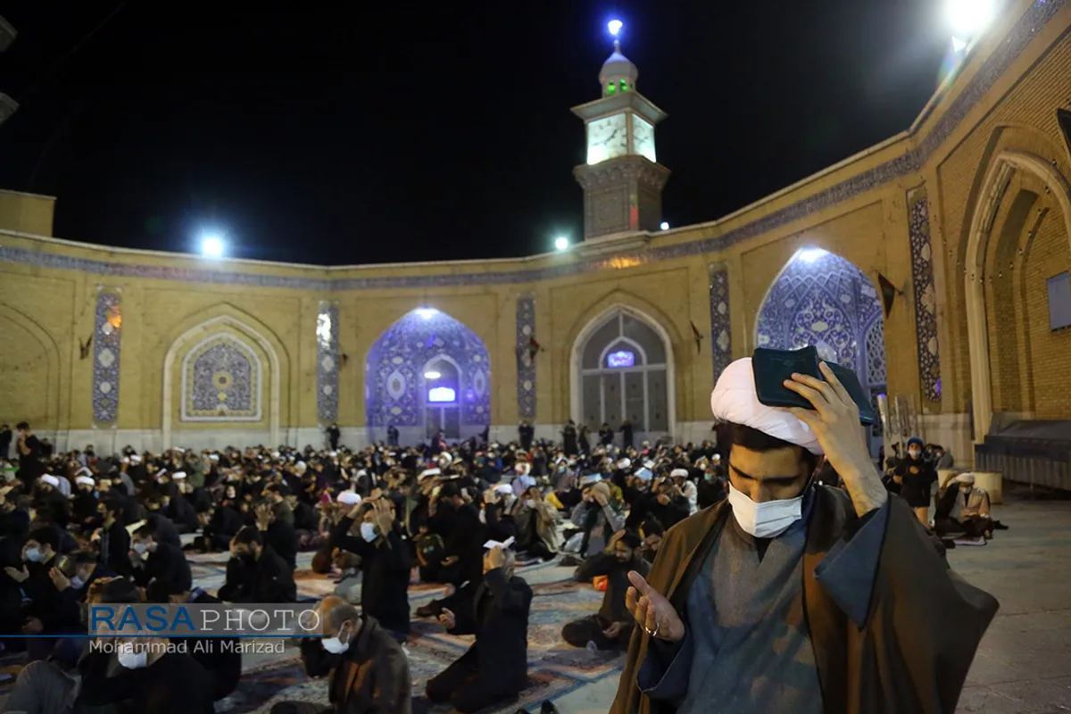 احیای شب ۲۱ ماه مبارک رمضان در حرم حضرت معصومه (سلام الله علیها)