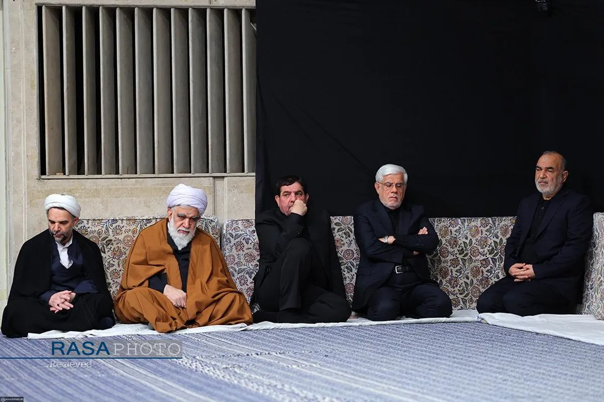 دومین شب مراسم عزاداری شهادت حضرت زهرا (سلام&zwnj;الله&zwnj;علیها) با حضور رهبر انقلاب