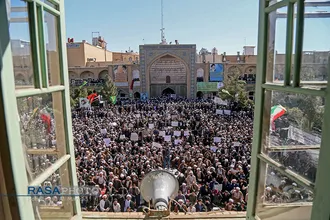 تجمع بزرگ علما، اساتید و طلاب حوزه علمیه قم با عنوان "جهاد بزرگ برای ساختن ایران اسلامی بزرگ"