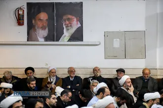 مراسم ختم مرحوم حجت الاسلام سقای بی&zwnj;ریا در قم