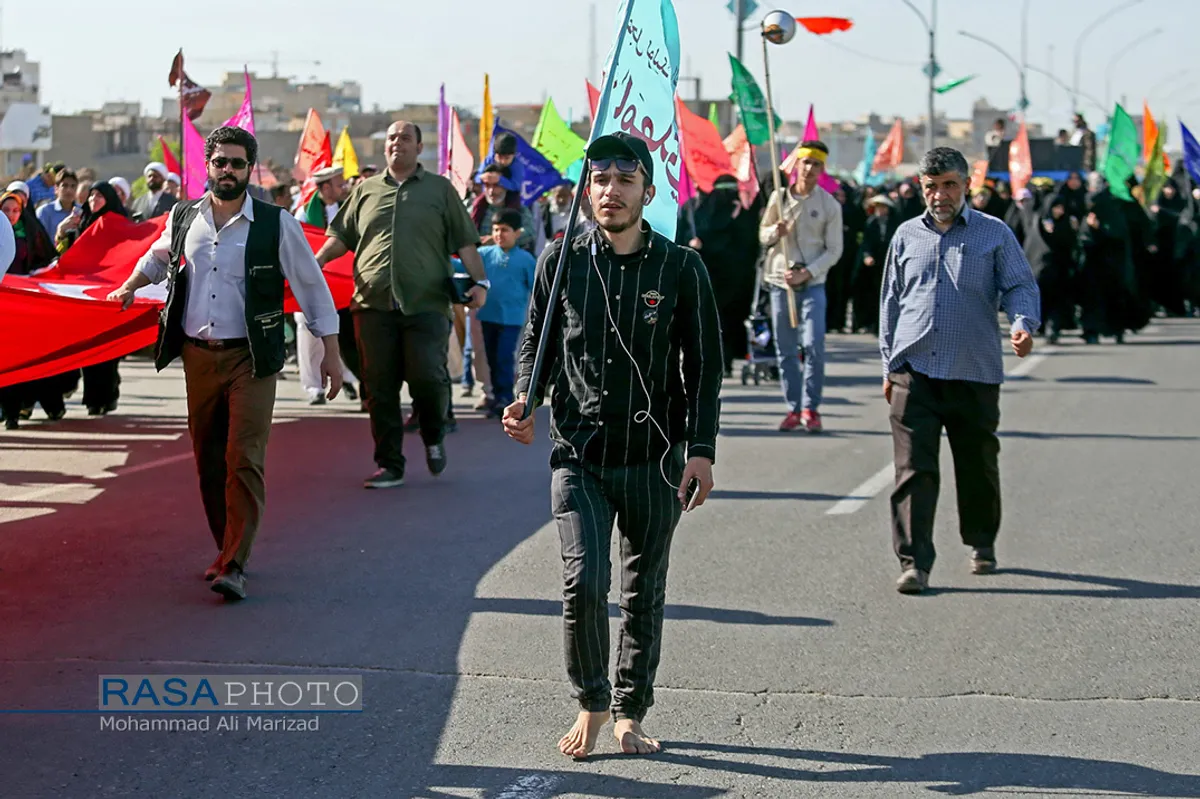 پیاده روی کاروان "قدمی برای ظهور" به سمت جمکران