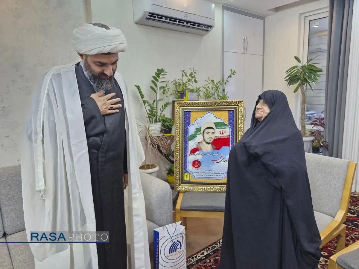 دیدار مدیرعامل خبرگزاری رسا با خانواده طلبه شهید ابراهیمی