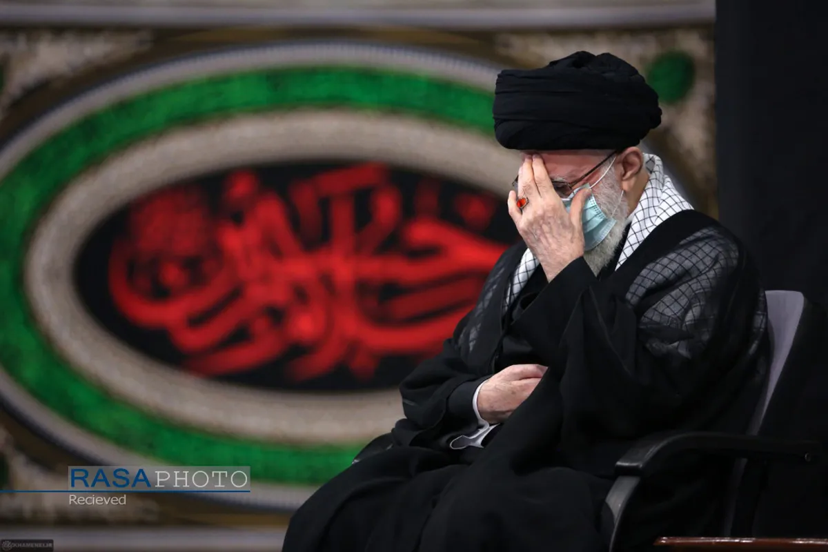دومین شب مراسم عزاداری حضرت اباعبدالله الحسین (علیه&zwnj;السلام) با حضور مقام معظم رهبری