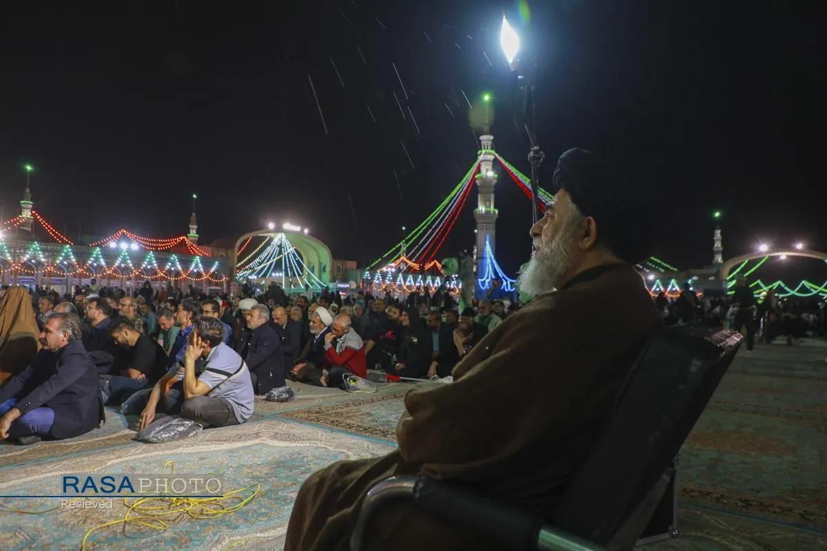 جشن ولادت حضرت علی بن موسی الرضا(ع) در آستان مقدس مسجد جمکران