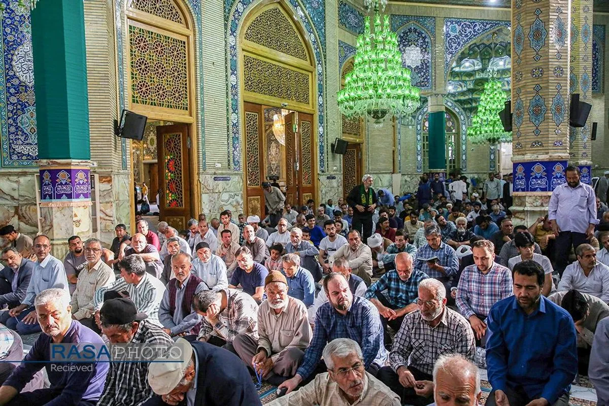 اقامه نماز عید سعید قربان در مسجد مقدس جمکران