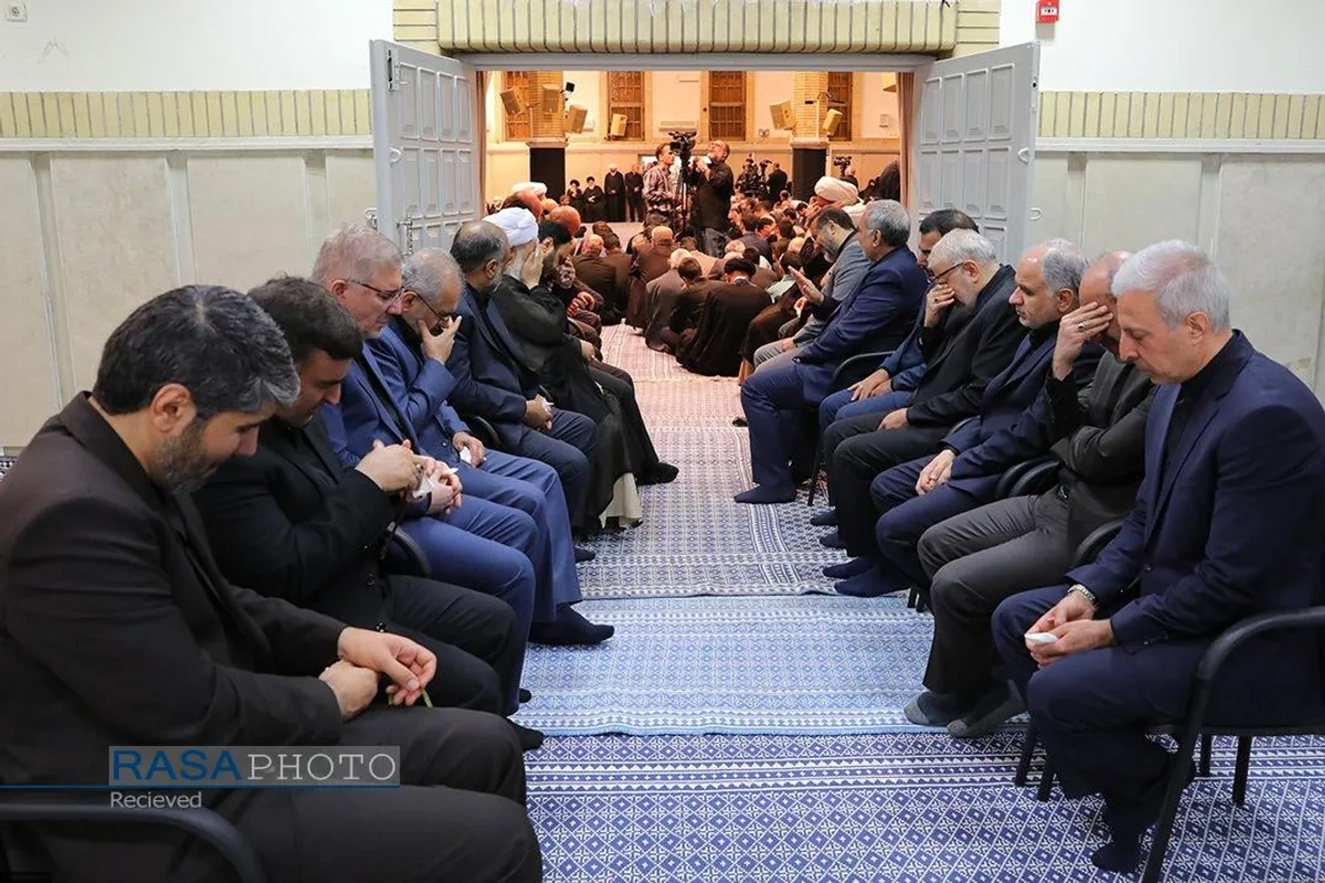 مراسم بزرگداشت رئیس&zwnj;جمهور شهید و همراهان گرامی ایشان با حضور رهبر انقلاب