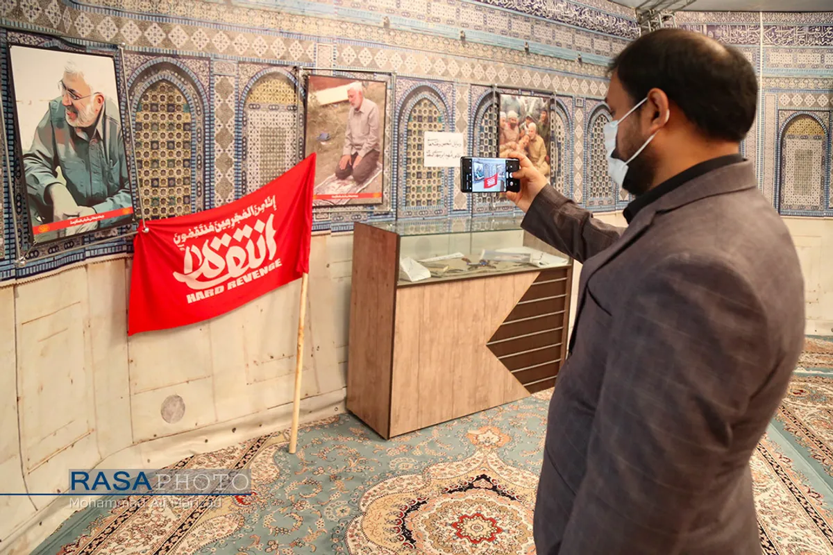 مراسم سالگرد شهادت حاج قاسم سلیمانی ابو مهدی المهندس