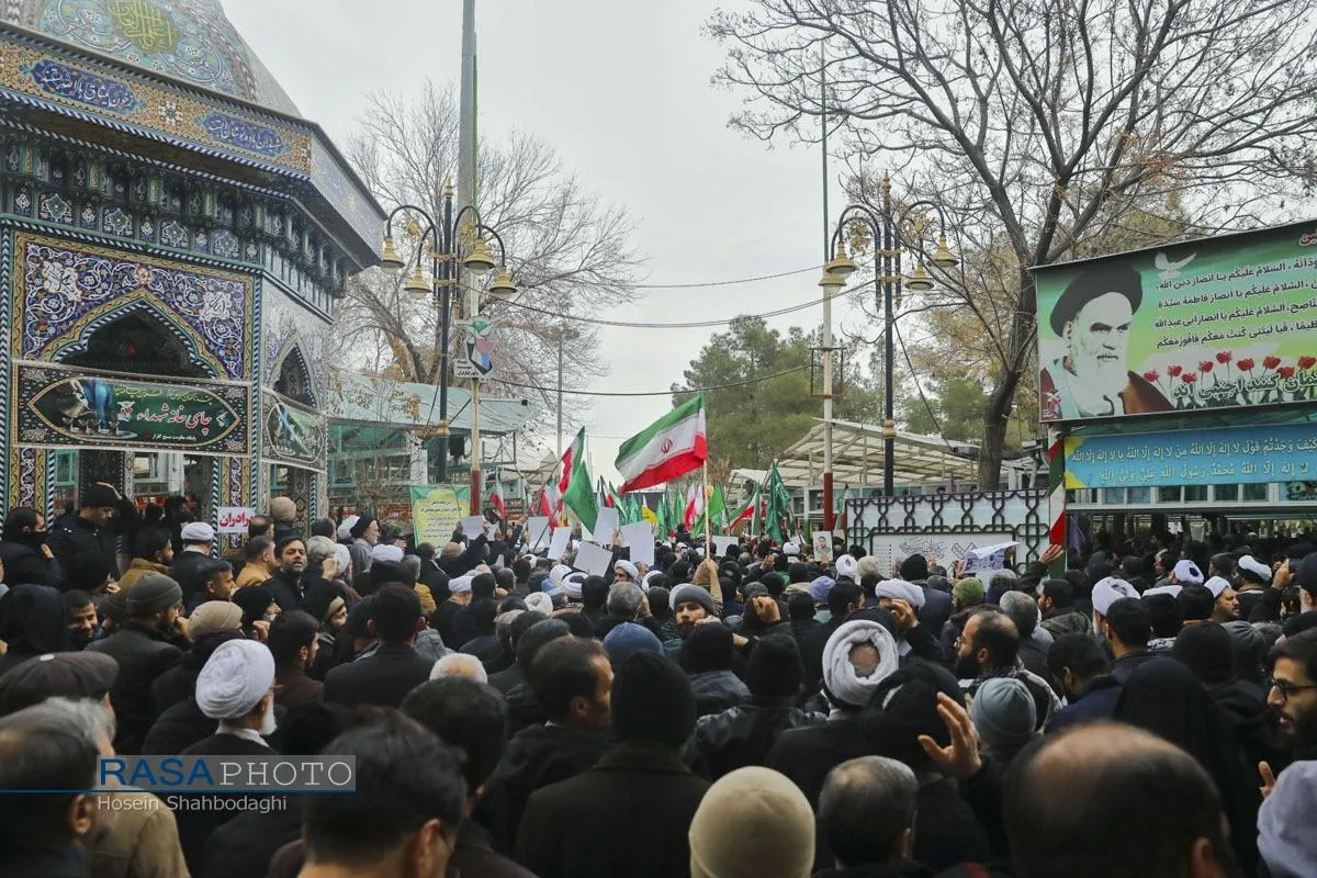 قیام مردم قم علیه اغتشاشگران