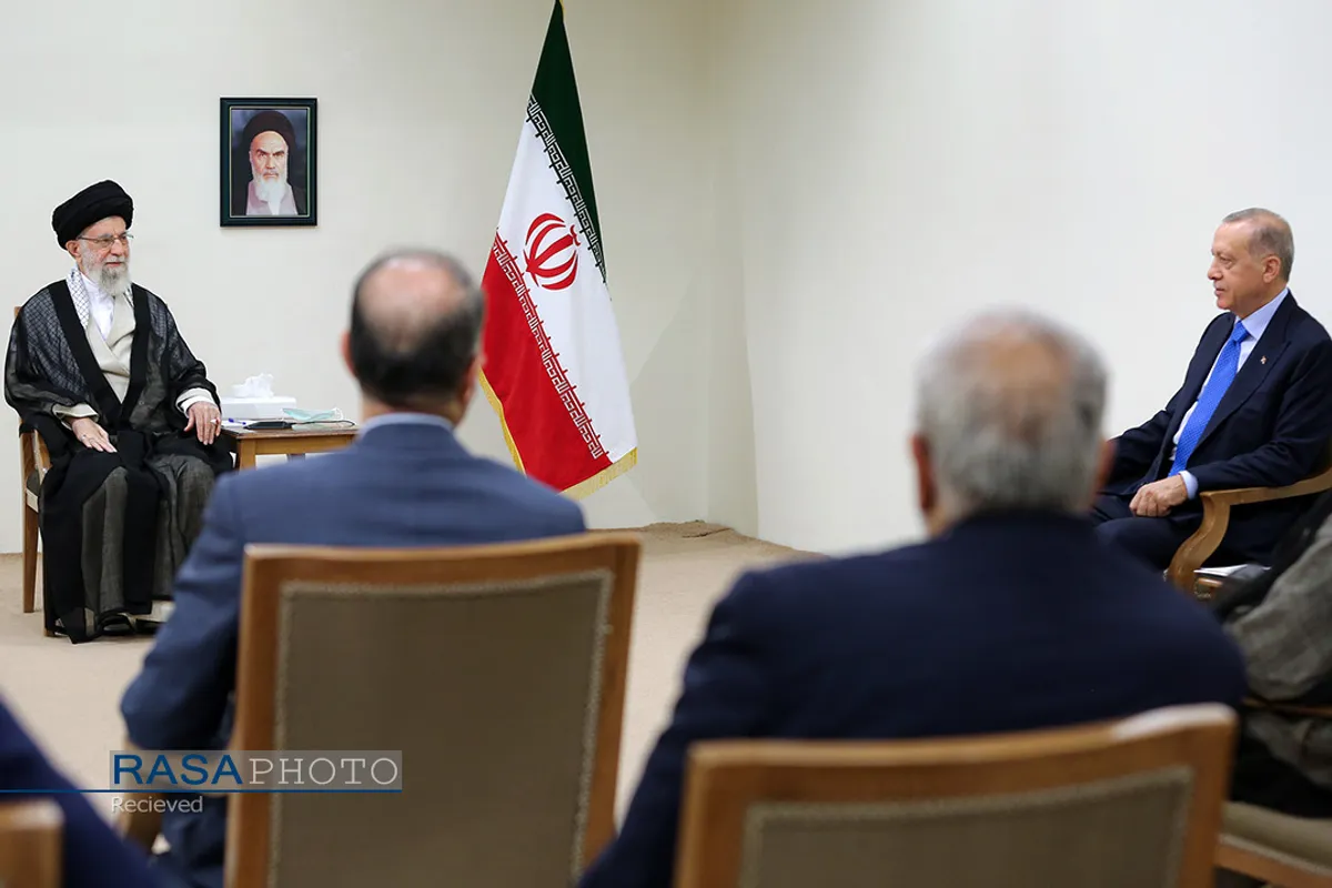 دیدار رئیس&zwnj;جمهور ترکیه با مقام معظم رهبری