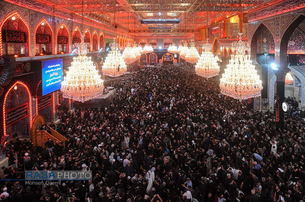حضور میلیونی زائران حضرت اباعبد الله الحسین در کربلا