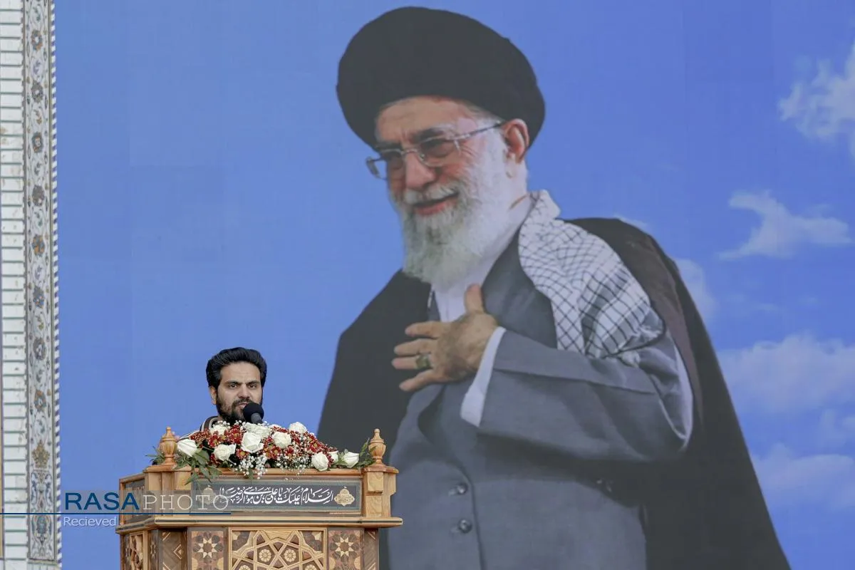مجلس عزای شهادت رهبر معظم انقلاب (ره) در حرم مطهر رضوی
