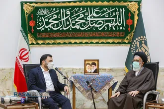 دیدار وزیر ارتباطات و فناوری اطلاعات با مراجع تقلید و علما قم&lrm;&lrm;