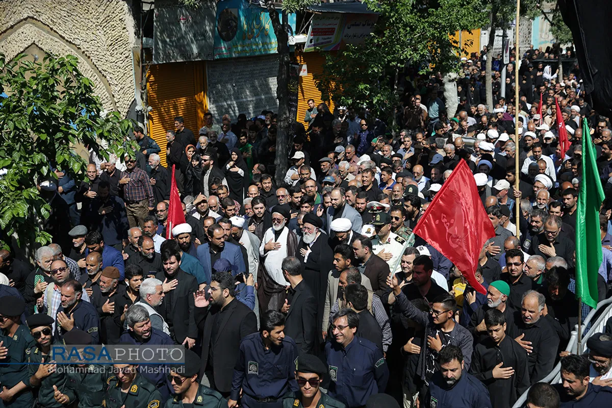 تشییع شهید و عزاداری روز شهادت حضرت امام جعفر صادق (علیه السلام) در مشهد