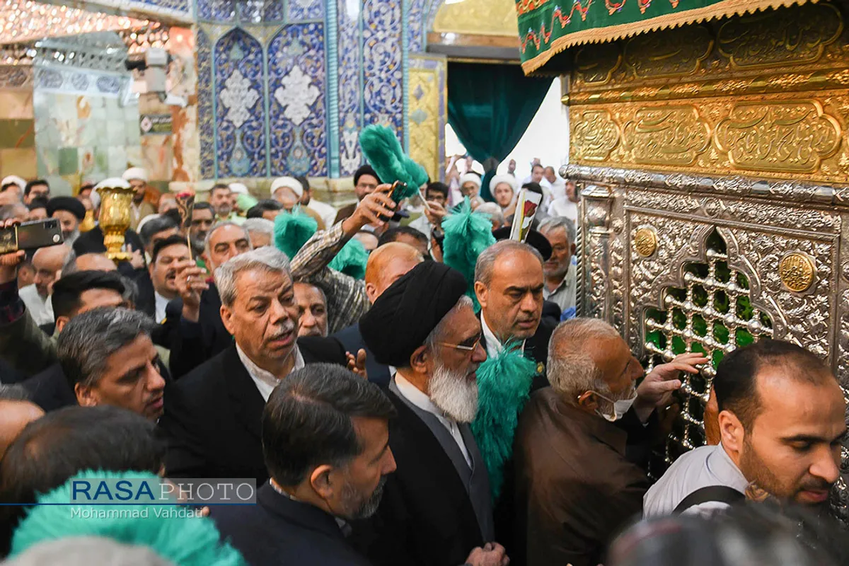 آیین خطبه&zwnj;خوانی آغاز دهه کرامت در حرم حضرت فاطمه معصومه (سلام الله علیها)