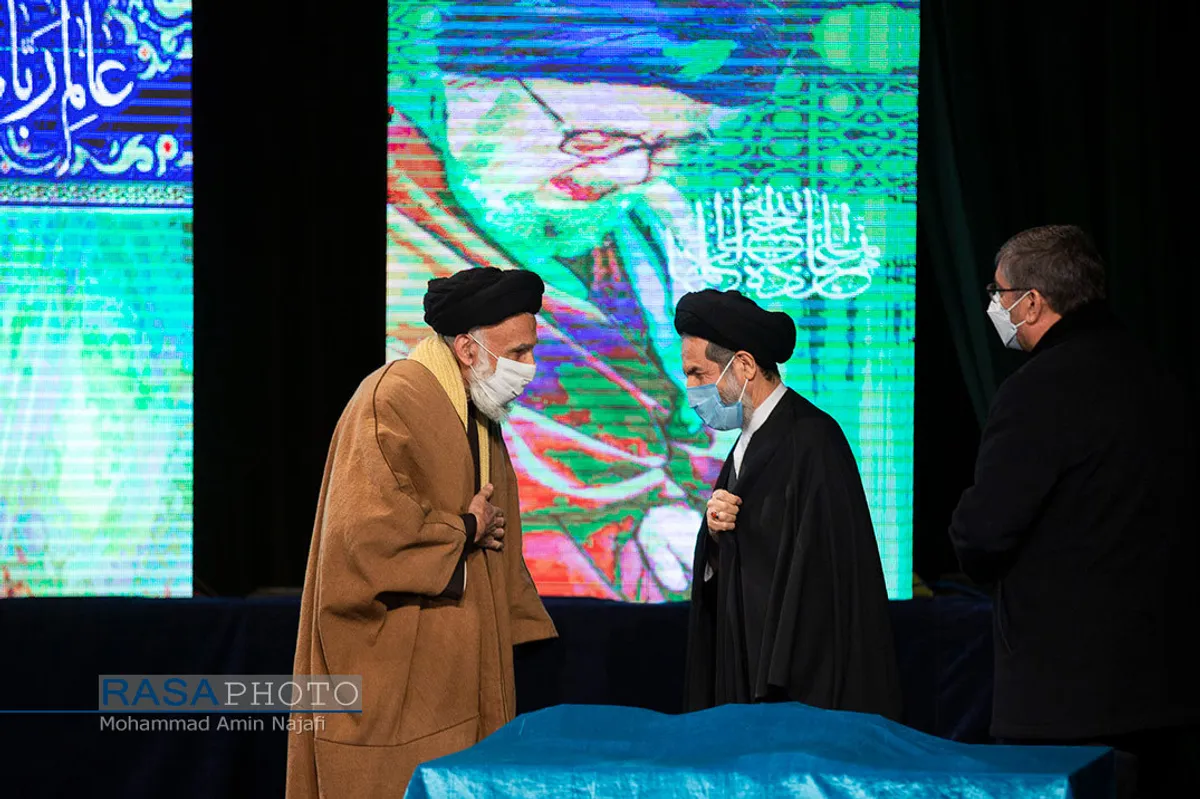 مراسم بزرگداشت مرحوم آیت الله سید رضا فاضلیان&lrm; در همدان