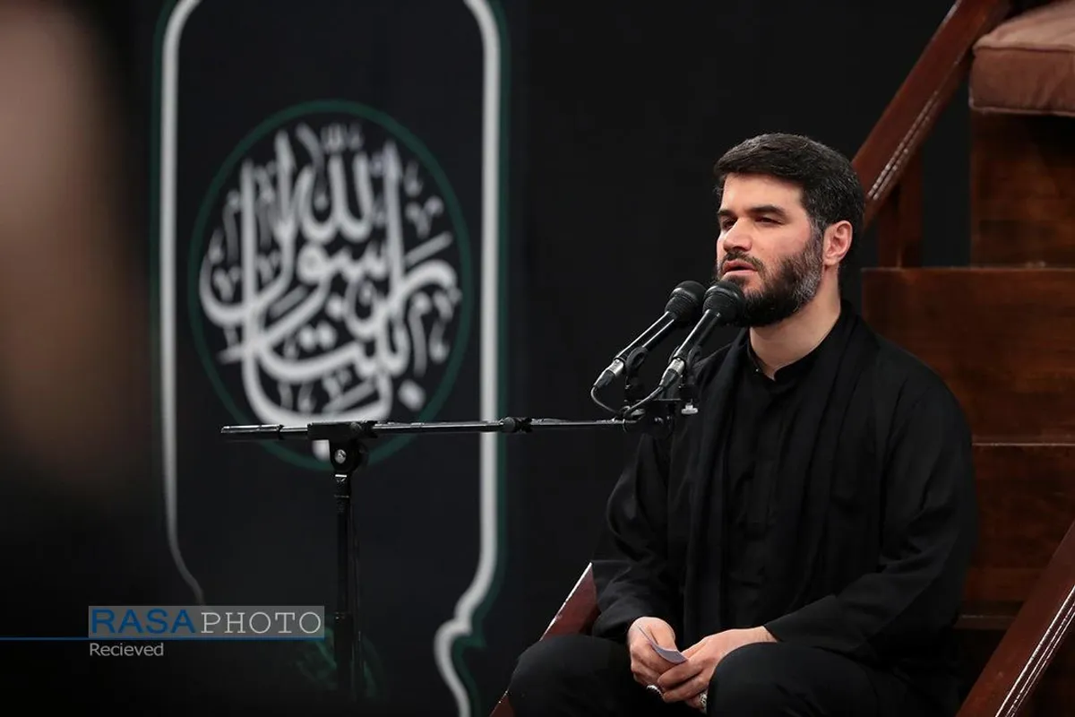 مراسم عزاداری شام شهادت حضرت فاطمه&zwnj;زهرا (سلام&zwnj;الله&zwnj;علیها) با حضور رهبر انقلاب