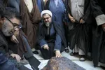 مراسم تشییع و خاکسپاری ابوالشهید حاج&zwnj;آقا عبدالله طائب