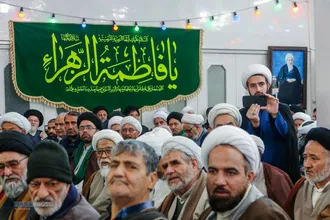 جشن سالروز میلاد حضرت زهرا (سلام&zwnj;الله&zwnj;علیها) و عمامه&zwnj;گذاری طلاب