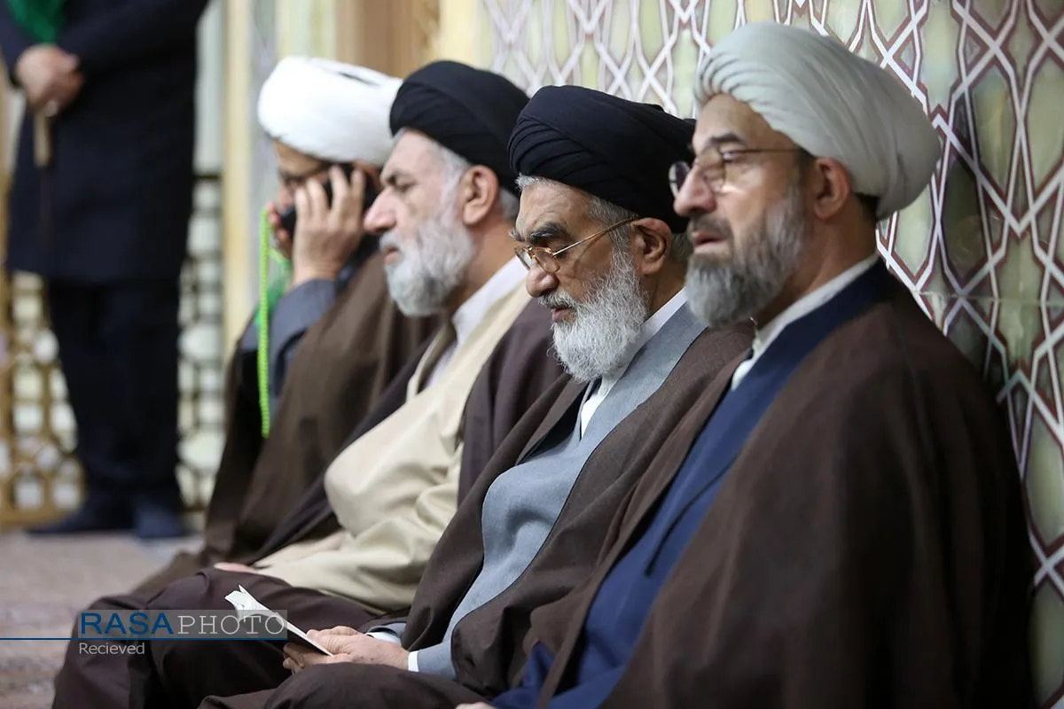 مراسم بزرگداشت آیت&zwnj;الله مصباح یزدی در حرم کریمه اهل&zwnj;بیت (س)