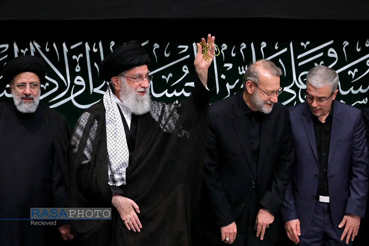 دومین شب مراسم عزاداری حضرت اباعبدالله الحسین (علیه&zwnj;السلام) با حضور رهبر انقلاب