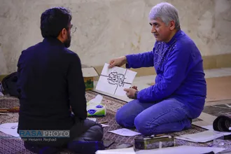 آغاز به کار کارگاه هنری ام&zwnj;المقاومه در نجف اشرف