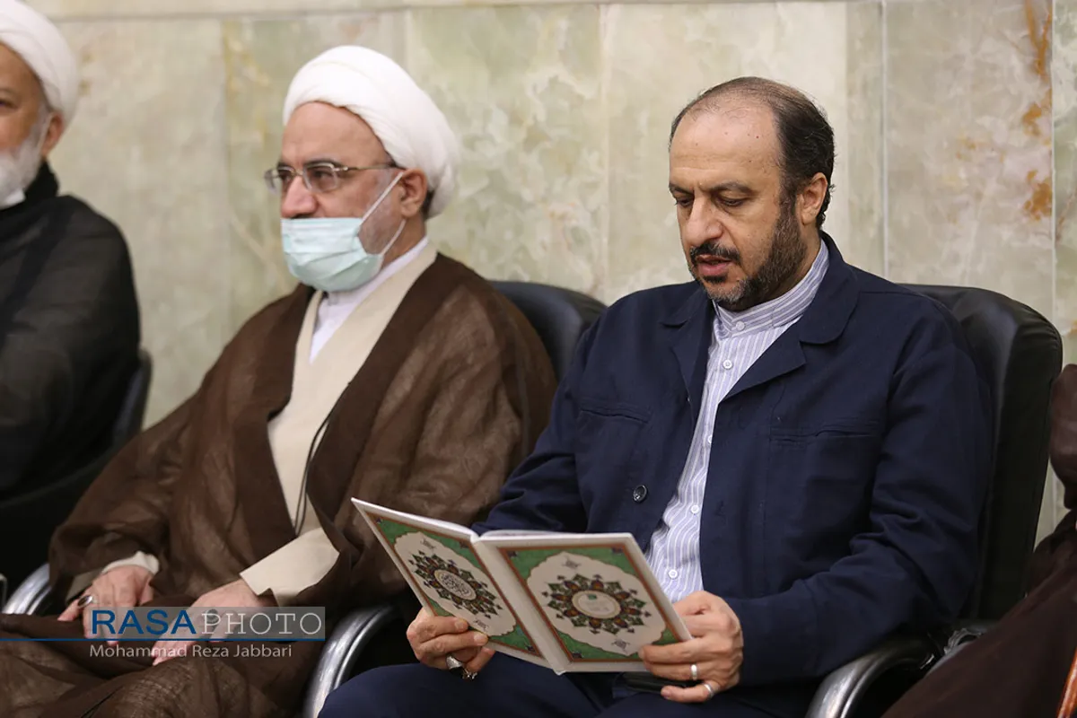 مراسم ختم همسر آیت الله جوادی آملی