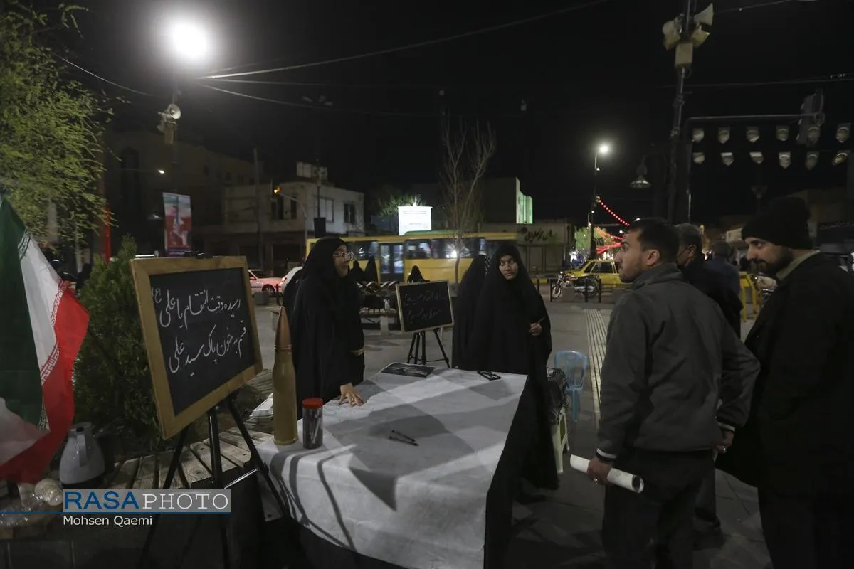 برپایی ایستگاه&zwnj;های صلواتی در پی شهادت رهبر انقلاب