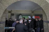 دست‌های وفادار در بدرقه فرمانده تا آسمان
