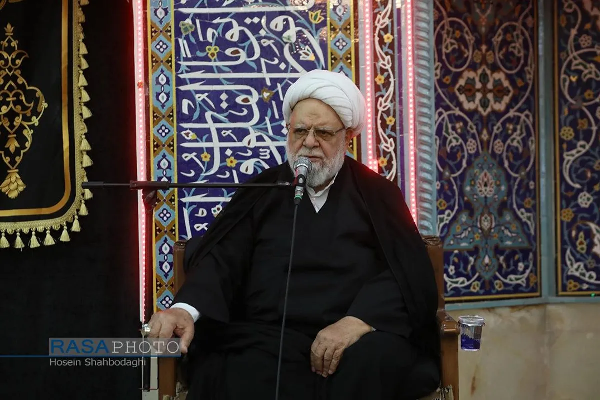 مراسم ختم همسر آیت الله شبیری زنجانی