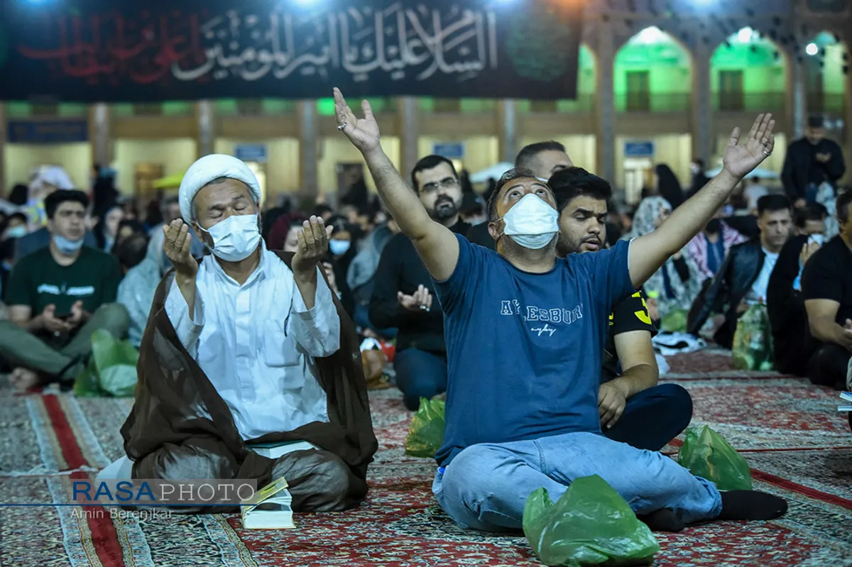 احیای شب نوزدهم ماه مبارک رمضان در حرم مطهر شاهچراغ (ع) شیراز&lrm;&lrm;