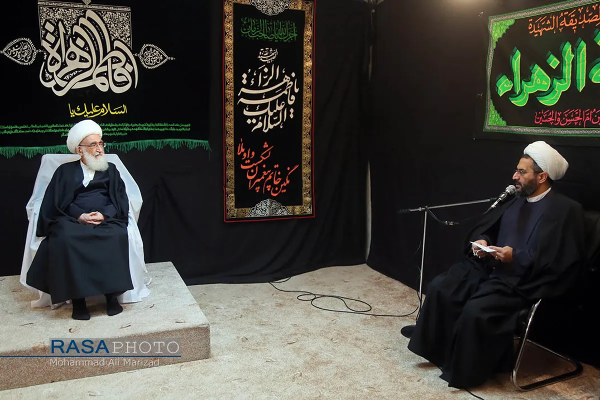 دیدار معاون سازمان اوقاف با حضرات آیات نوری همدانی و علوی گرگانی