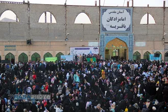 ورود کاروان زیر سایه خورشید خادمان آستان قدس رضوی به بیرجند