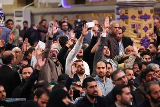 دیدار خانواده شهدای اقتدار با رهبر انقلاب در روز میلاد امیرالمومنین (علیه&zwnj;السلام)