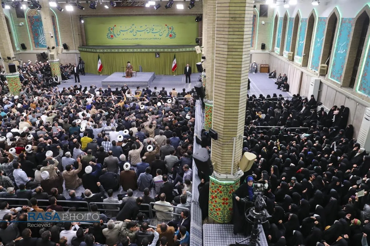 مراسم جشن میلاد حضرت صدیقه طاهره فاطمه زهرا (سلام&zwnj;الله&zwnj;علیها) با حضور رهبر انقلاب