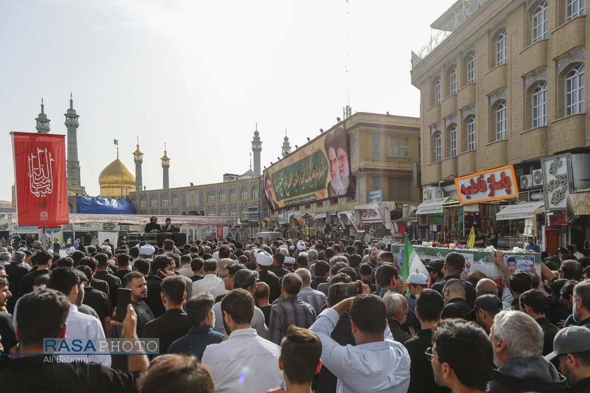 تشییع بسیجی شهید محسن گرایی