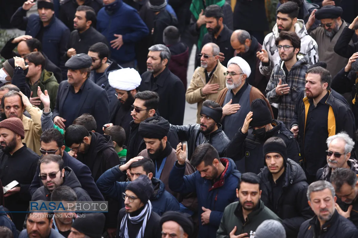 عزاداری شهادت حضرت زهرا (سلام الله علیها) با حضور حضرت آیت الله وحید خراسانی