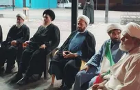 بدون توقف پای کار؛ استمرار حضور طلاب و روحانیون شیراز در موکب ولی‌عصر