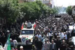 عزاداری روز شهادت حضرت امام جعفر صادق (ع) و تشییع پیکر شهید دفاع مقدس در قم