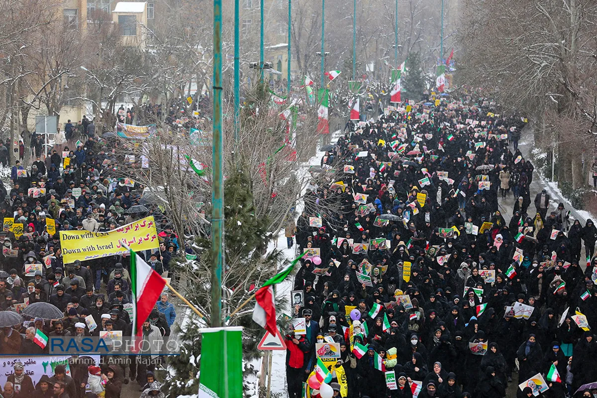 فجر سلیمانی | راهپیمایی ۲۲ بهمن در همدان