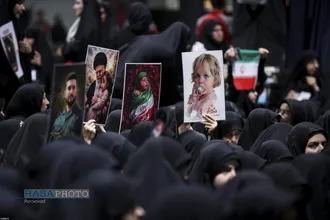 مراسم عزاداری شب عاشورای حسینی در جوار محل شهادت قائد شهید