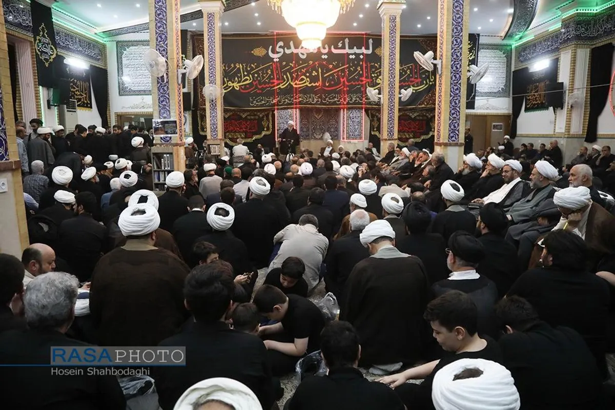 مراسم ختم همسر آیت الله شبیری زنجانی