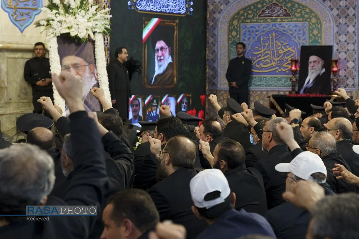 اجتماع عزاداران رهبر شهید انقلاب در حرم مطهر رضوی