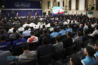 دیدار قهرمانان و مدال&zwnj;آوران ورزشی و المپیادهای علمی جهانی با رهبر انقلاب