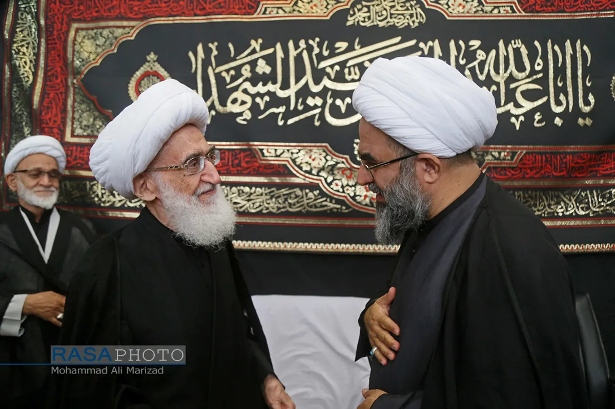 عزاداری روز چهارم محرم در بیت حضرت آیت الله نوری همدانی