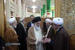 مراسم بزرگداشت آیت&zwnj;الله مصباح یزدی در حرم کریمه اهل&zwnj;بیت (س)