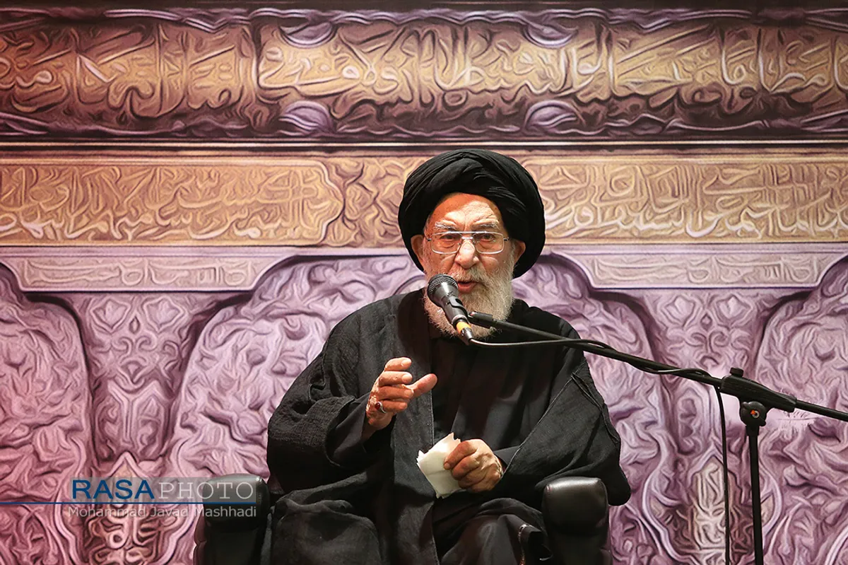 عزاداری روز تاسوعای حسینی با سخنرانی آیت الله سیدان