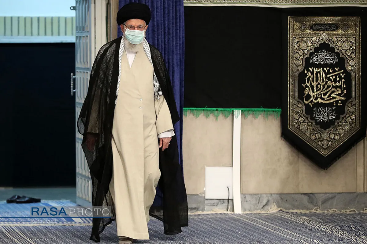 مراسم عزاداری شهادت امام رضا (ع) با حضور مقام معظم رهبری