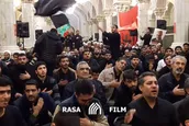 اجتماع باشکوه حوزویان تهران در سوگواری شهادت قاسم سلیمانی