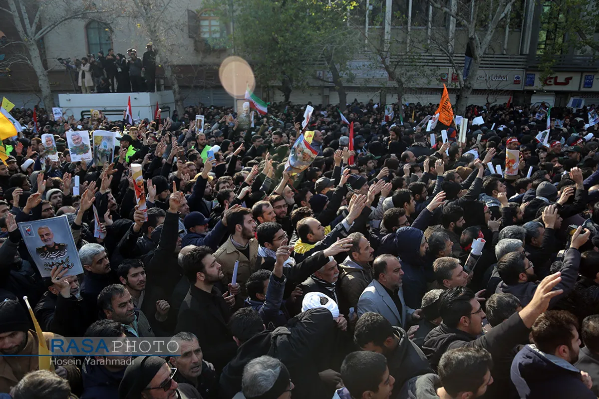 تشییع باشکوه سپهبد شهید حاج قاسم سلیمانی در تهران